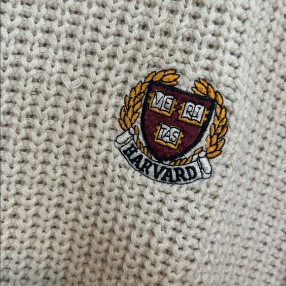 The COOP Harvard Cooperative Society Vintage Cotton Sweater Size Medium EUC - Picture 2 of 4